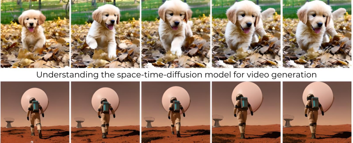 Understanding the space-time-diffusion model for video generation