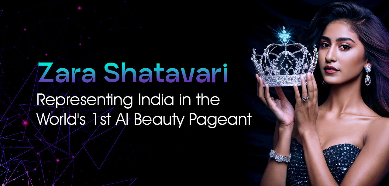 Zara Shatavari: India's AI in 1st Beauty Pageant
