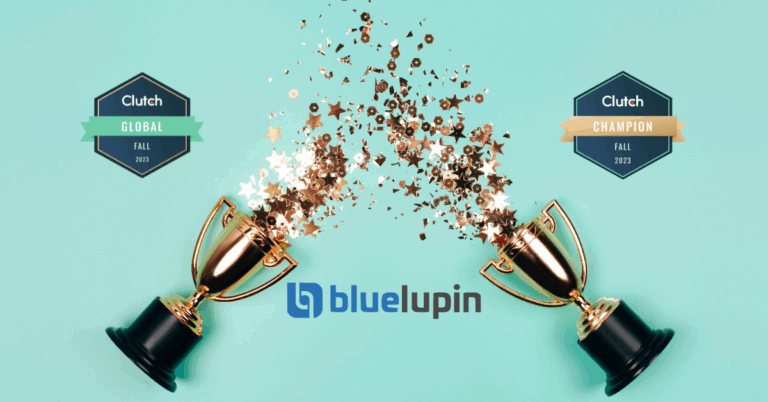 Bluelupin Recognized as a Clutch Global Leader & Clutch Champion for 2023