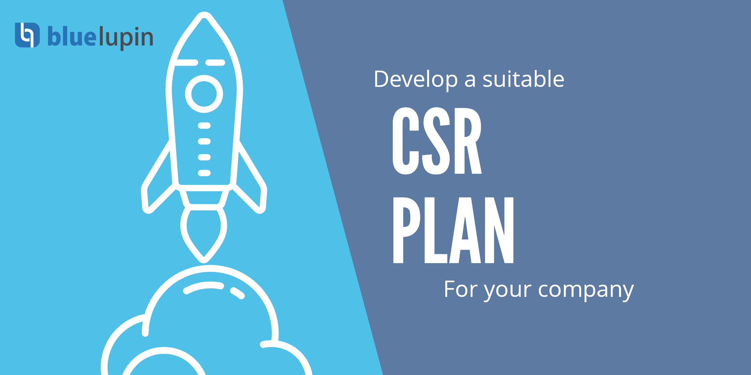 Rocket launch - image showing how to develop suitable CSR plan
