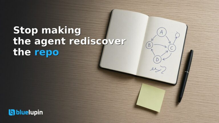 Stop making the agent rediscover the repo